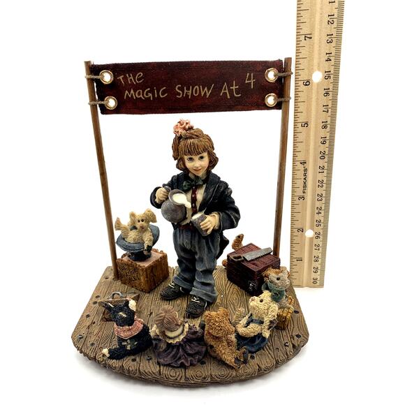 Boyds Bears "The Amazing Bailey Magic Show At 4" Magician Yesterdays Child Ltd - Picture 8 of 10